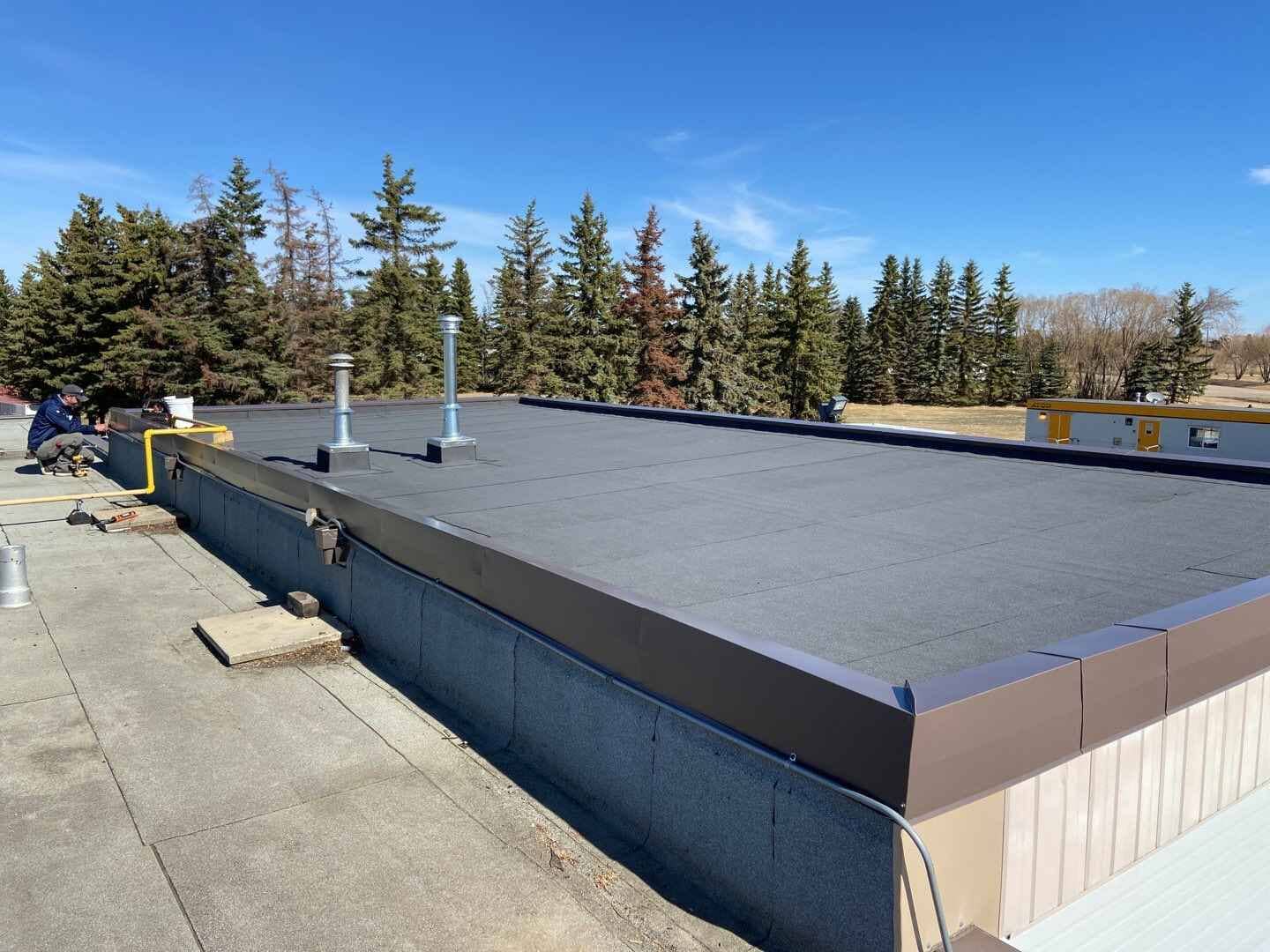 Redwater Ambulance Bay with New SBS roof System