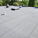 Flat roof replacement with 2 Ply SBS