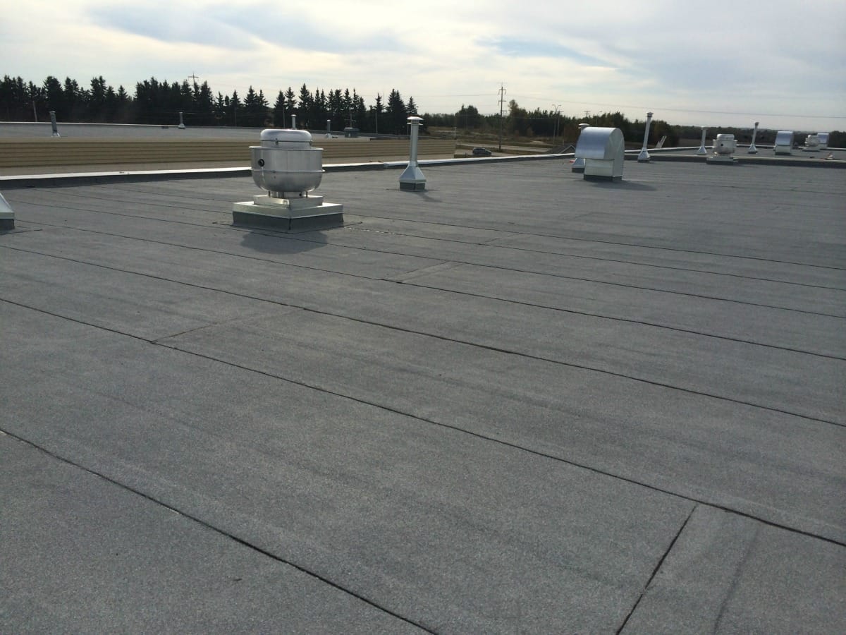 Enoch Community Center - Flat Roof System Completed