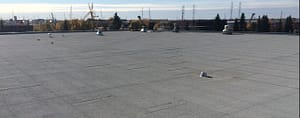 Flat roof system completed at Leduc