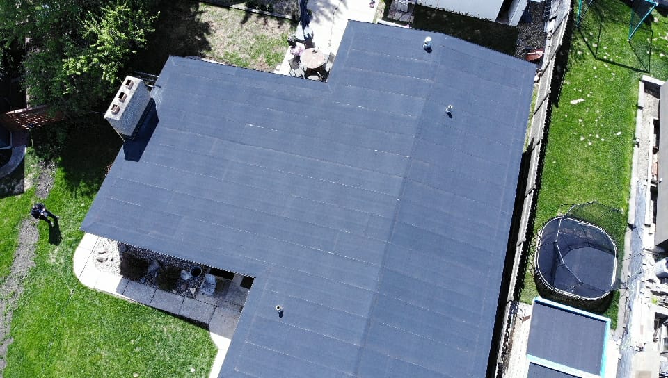 low slope roofs on residential propertie with a 2-ply SBS roof system